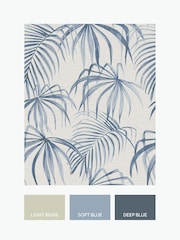 Cream Palm Print Wallpaper 10M - Image 4 of 5