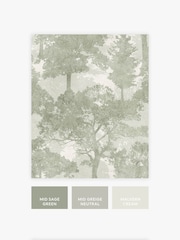 Green Trailing Trees 10M Wallpaper - Image 3 of 4