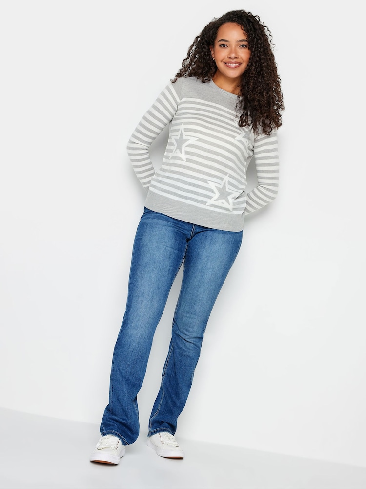 M&Co Grey Star Jumper - Image 2 of 4