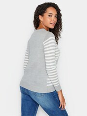 M&Co Grey Star Jumper - Image 3 of 4
