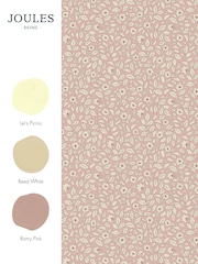 Joules Pink Ditsy Floral Print 10M Wallpaper - Image 4 of 4