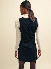 Nobodys Child Boston Denim Mini Plain Black Dress - Image 2 of 3