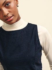 Nobodys Child Boston Denim Mini Plain Black Dress - Image 3 of 3