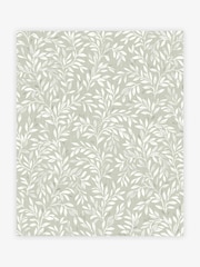 Green Saga Ditsy Leaf 10M Wallpaper - Image 3 of 5