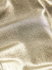 Gold Premium Metallic Coated Straight Leg Jeans - Image 8 of 10