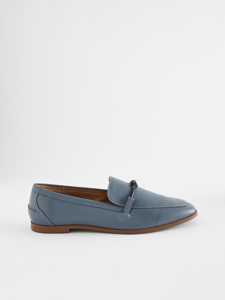 modra - Usnjeni mokasini z vozlom Forever Comfort® Hardware - Slika 2 iz 6