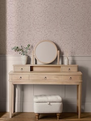 Blush Ditsy Leaf 10M Wallpaper - Image 1 of 5