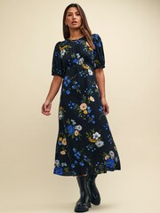 Nobodys Child Black Bonnie Midi Dress Alissa - Image 2 of 4