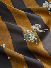 Gold Cerenity Floral Print - CERENE Square Scarf - Պատկեր 5 5-ից