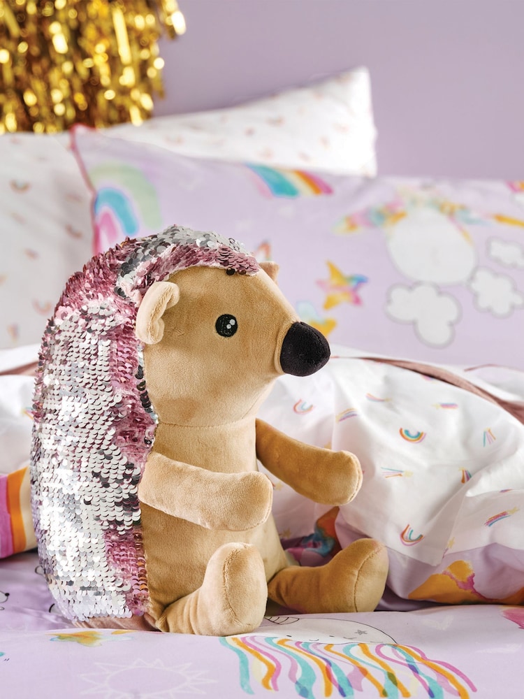 Linen House Kids Multi Happy Hedgehog Plush Toy - Image 1 of 3
