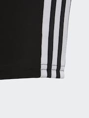 Schwarz - adidas Junior Badehose mit 3-Streifendesign - Bild 5 von 7