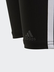 Schwarz - adidas Junior Badehose mit 3-Streifendesign - Bild 6 von 7