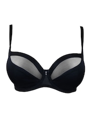 Pour Moi Black Non Padded Viva Luxe Underwired Bra - Image 4 of 5