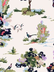Ταπετσαρία σκηνής Joules Woodland - Εικόνα 2 από 4