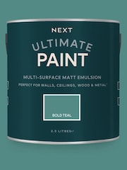 Bold Teal Ultimate Multi-Surface 2.5L Paint - Image 2 of 5