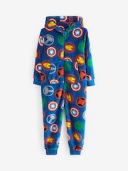 Marvel Blue Fleece All-In-One (3-16yrs) - Image 2 of 4