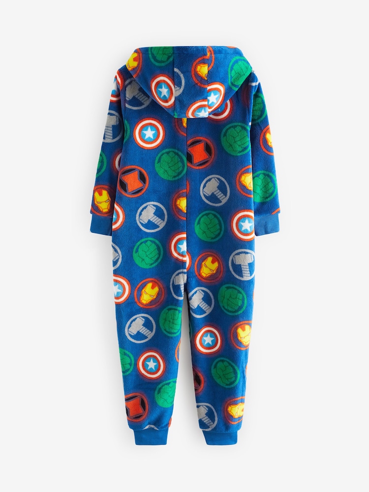 Marvel Blue Fleece All-In-One (3-16yrs) - Image 3 of 4