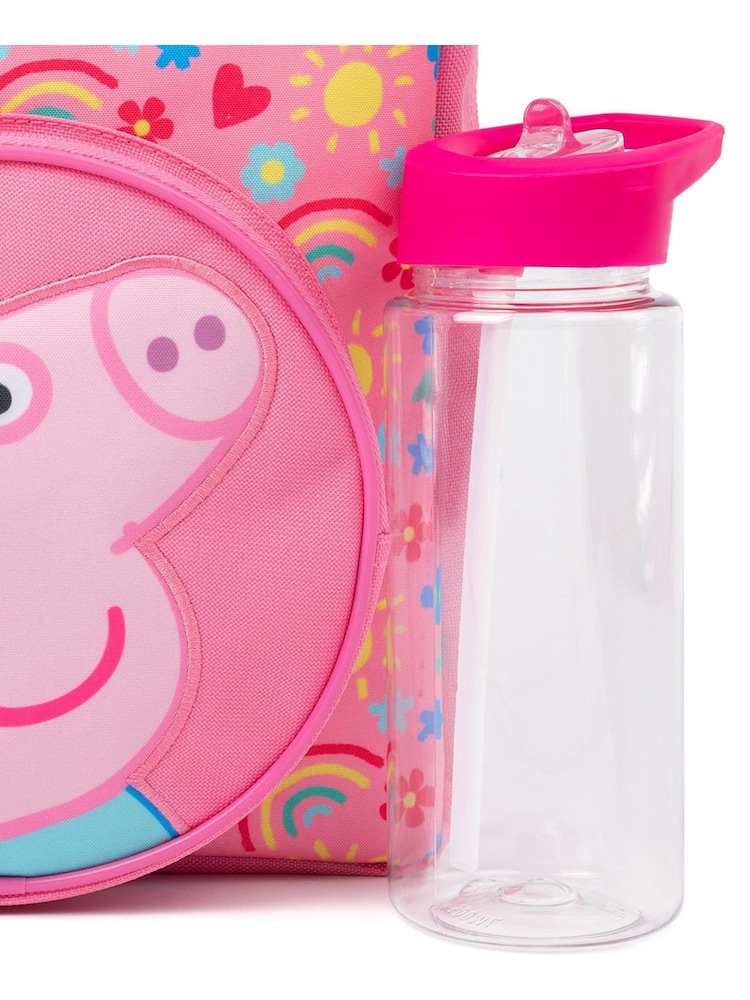 Vanilla Underground Pink Peppa Pig Girls 4 Piece Backpack Set - Image 7 of 7