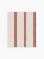 Rust Painted Stripe 10M Wallpaper - Image 3 of 5