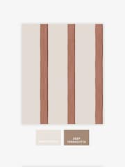 Rust Painted Stripe 10M Wallpaper - Image 5 of 5