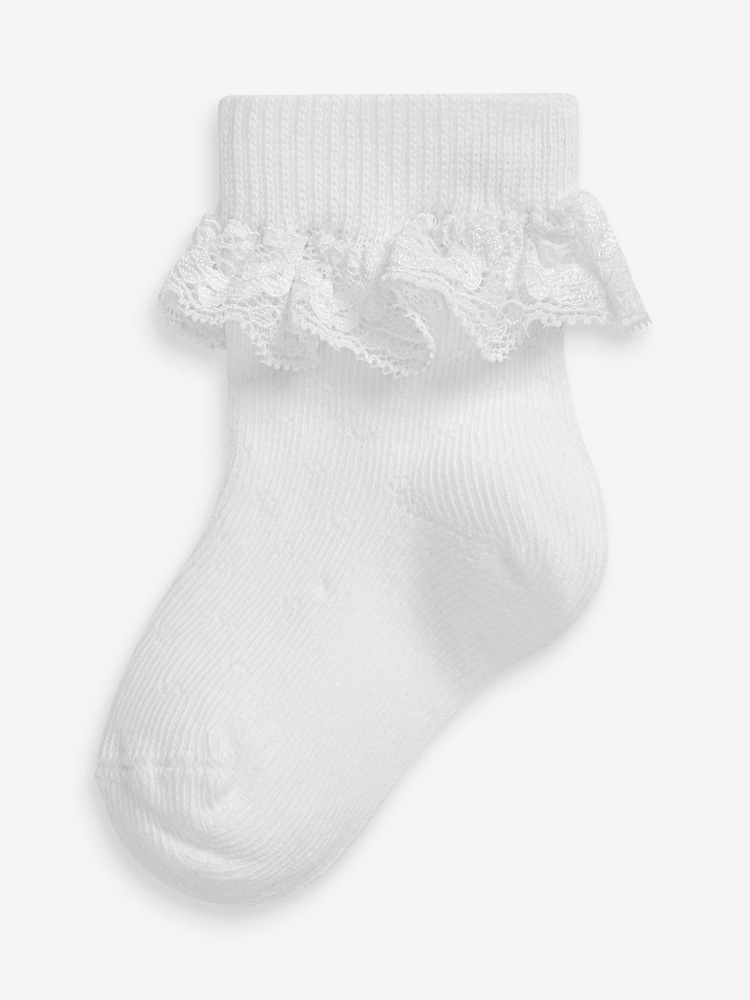 Bela - Lace Socks 7 Pack (0mths-2yrs) - Slika 2 iz 2