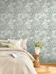 Blue Ochre Forest Floor 10M Wallpaper - Image 1 of 4