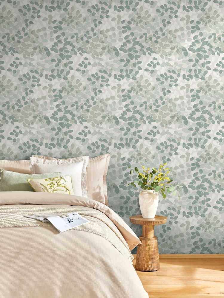 Blue Ochre Forest Floor 10M Wallpaper - Image 1 of 4