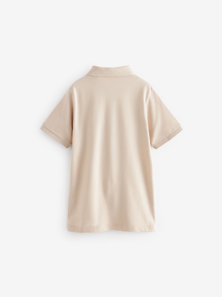 Stone Short Sleeve Polo Shirt (3-16yrs) - Image 2 of 3