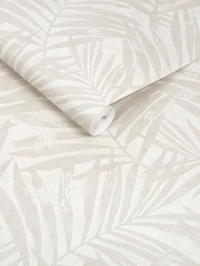 Ivory Collection Luxe Palmetta 10M Wallpaper - Image 4 of 5