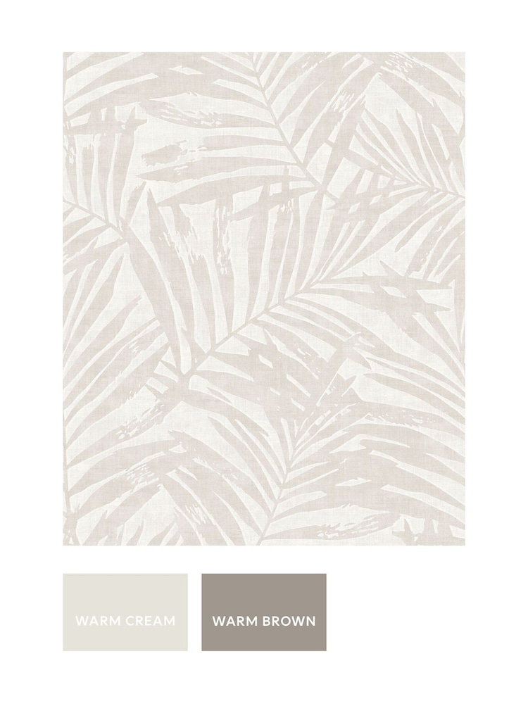 Ivory Collection Luxe Palmetta 10M Wallpaper - Image 5 of 5 Ivory Collection Luxe Palmetta 10M Wallpaper - Image 5 of 5