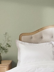 Saga Green Linen Look 10M Wallpaper - Image 2 of 5