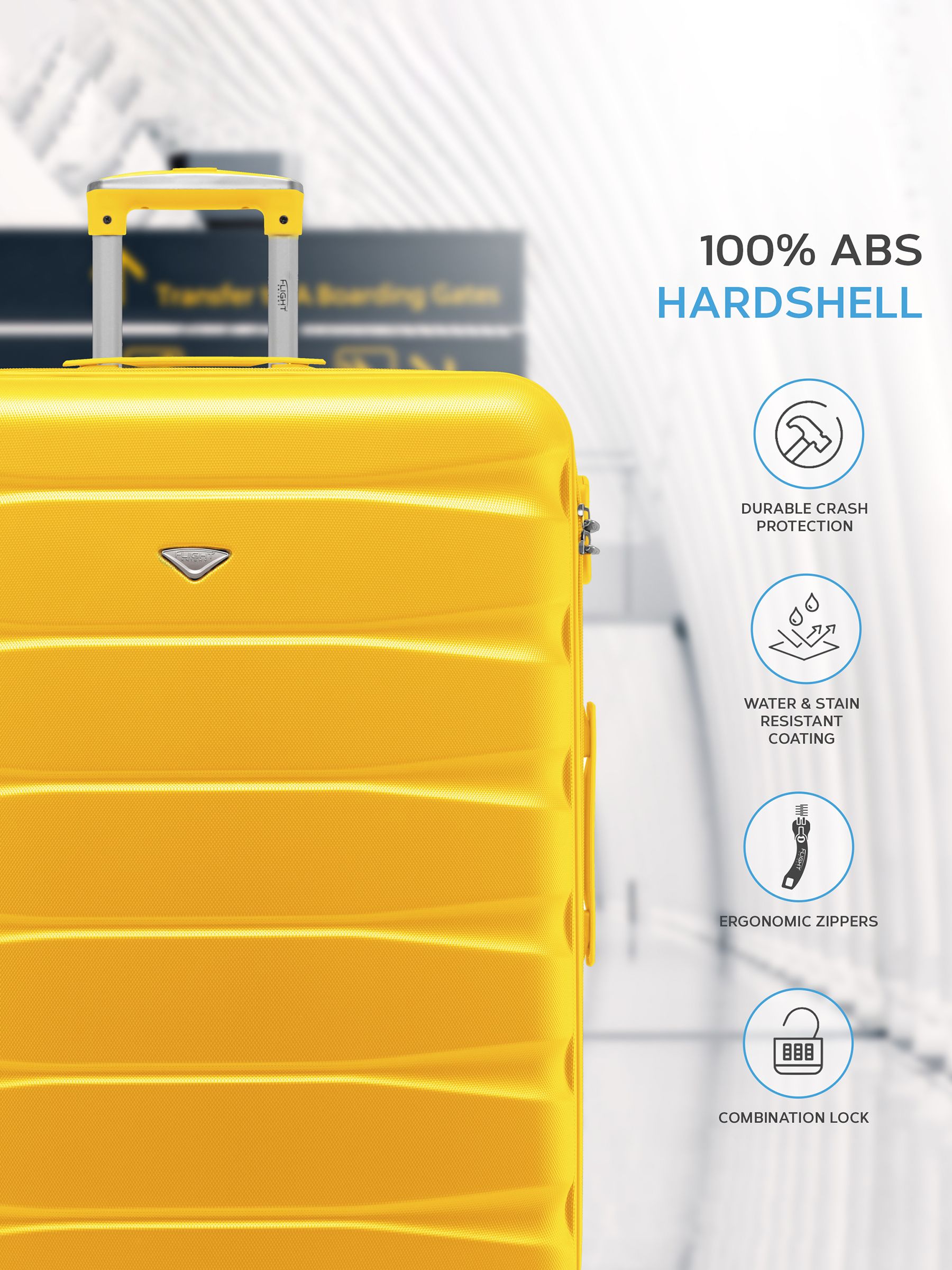 Buy Set Of 2 Large Check-In & Small Carry-On Hardcase Travel