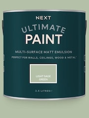 Light Sage Green Ultimate Multi-Surface 2.5L Paint - Image 2 of 5