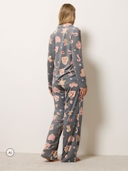 Long Tall Sally Biscuits Print Microfleece Pyjamas Set - Obraz 2 z 4