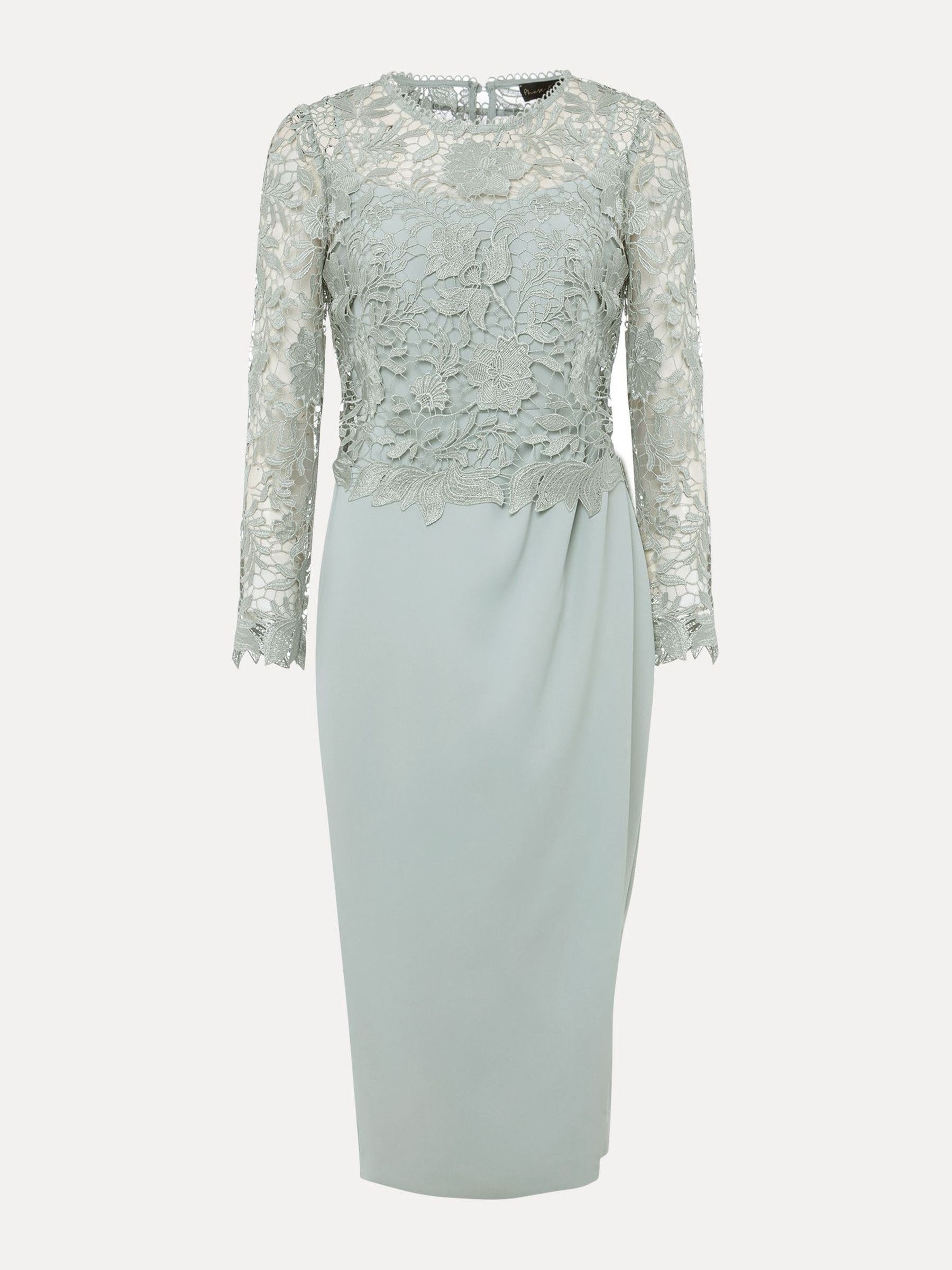 【Phase Eight】Adeline 花 レース ダブルレイヤー ドレス 青 Buy Phase Eight Blue Adeline Double Layer Dress from the