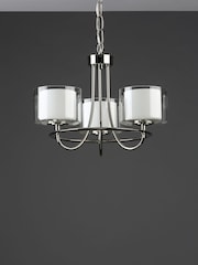 Laura Ashley Chrome Southwell Pendant Light - Image 2 of 6