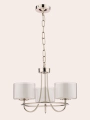 Laura Ashley Chrome Southwell Pendant Light - Image 4 of 6