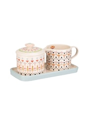 Cath Kidston Cream Ceramic Sugar & Milk Jug Set - Image 3 of 5