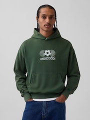 Gap Green Mexico FIFA WORLD CUP™ Vintage Soft Oversized Hoodie - Image 1 of 5