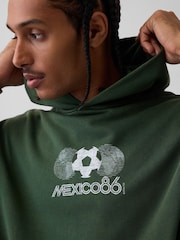 Gap Green Mexico FIFA WORLD CUP™ Vintage Soft Oversized Hoodie - Image 4 of 5