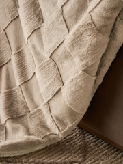 Jasper Checkerboard Cosy Fleece Reverse Throw - Imagem 2 de 5