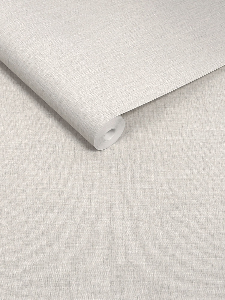 Light Natural Linen Look 10M Wallpaper - Image 5 of 5 Light Natural Linen Look 10M Wallpaper - Image 5 of 5