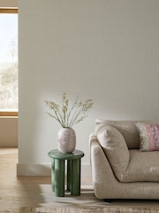 Cream Warm Neutral Grasscloth 10M Wallpaper - Image 2 of 5