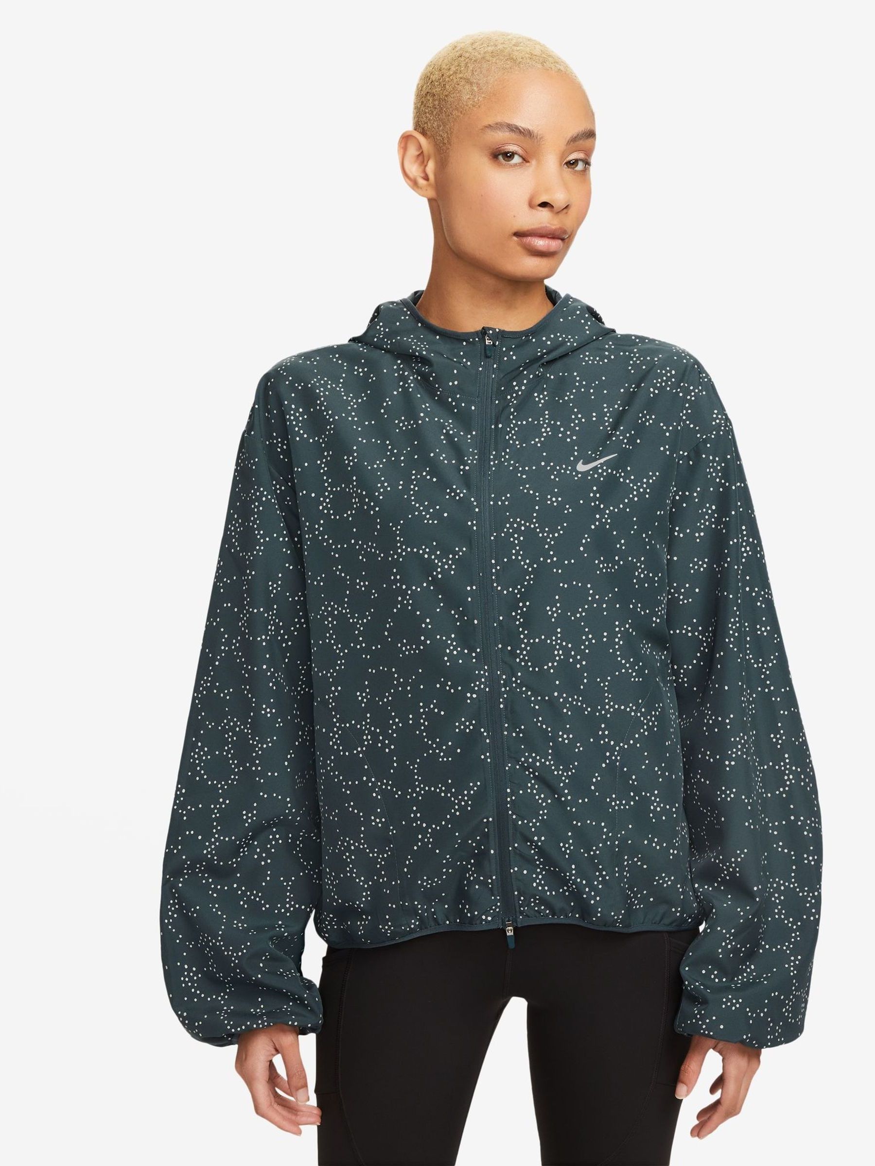 Nike dark green jacket online