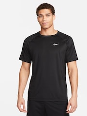 Nike Black/Grey Ready Short Sleeve Training T-Shirt - Image 1 of 10