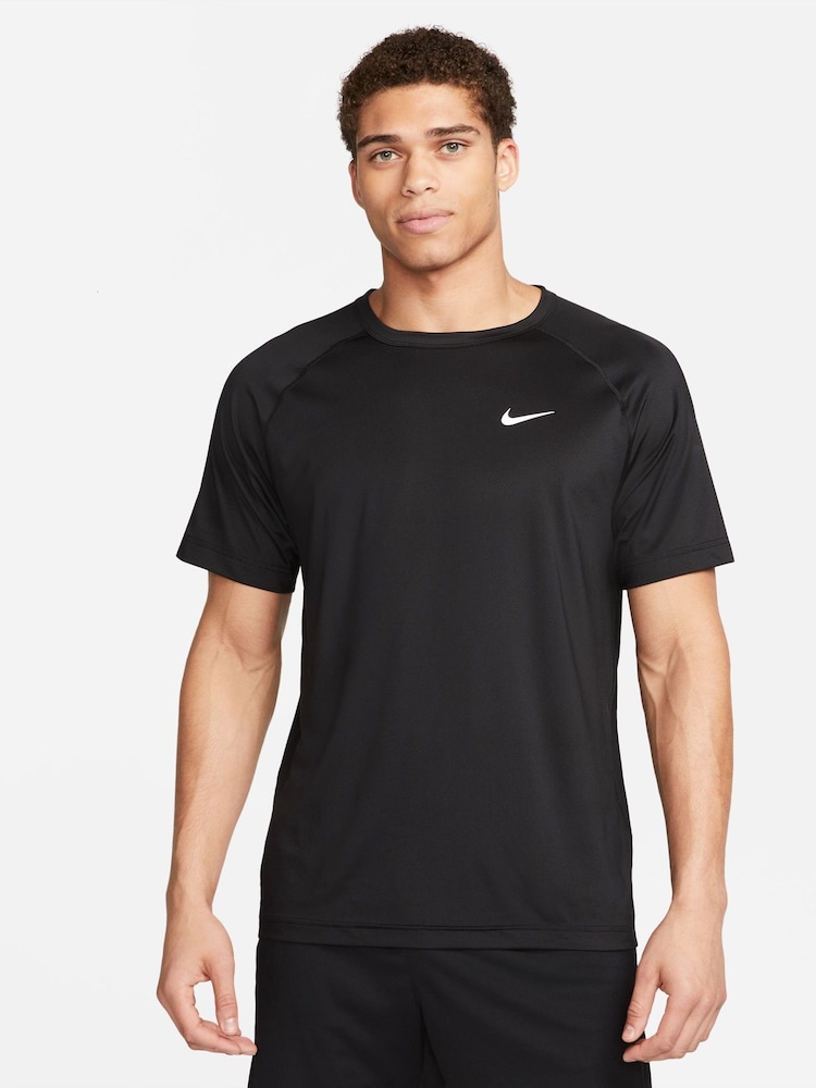 Nike Black/Grey Ready Short Sleeve Training T-Shirt - Image 1 of 10