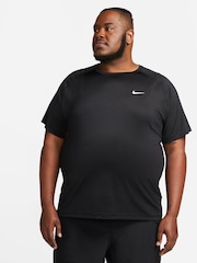 Nike Black/Grey Ready Short Sleeve Training T-Shirt - Image 2 of 10