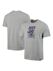 Nike Light Grey Barcelona Just Do It T-Shirt - Image 1 of 3