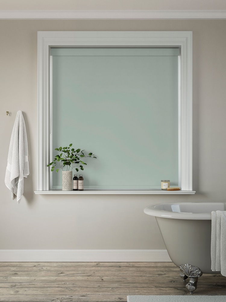 Spa Green Glow Made to Measure Blackout Roller Blind - Image 2 of 6