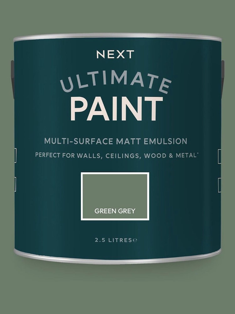 Green Grey Ultimate Multi-Surface 2.5L Paint - Image 2 of 6 Green Grey Ultimate Multi-Surface 2.5L Paint - Image 2 of 6